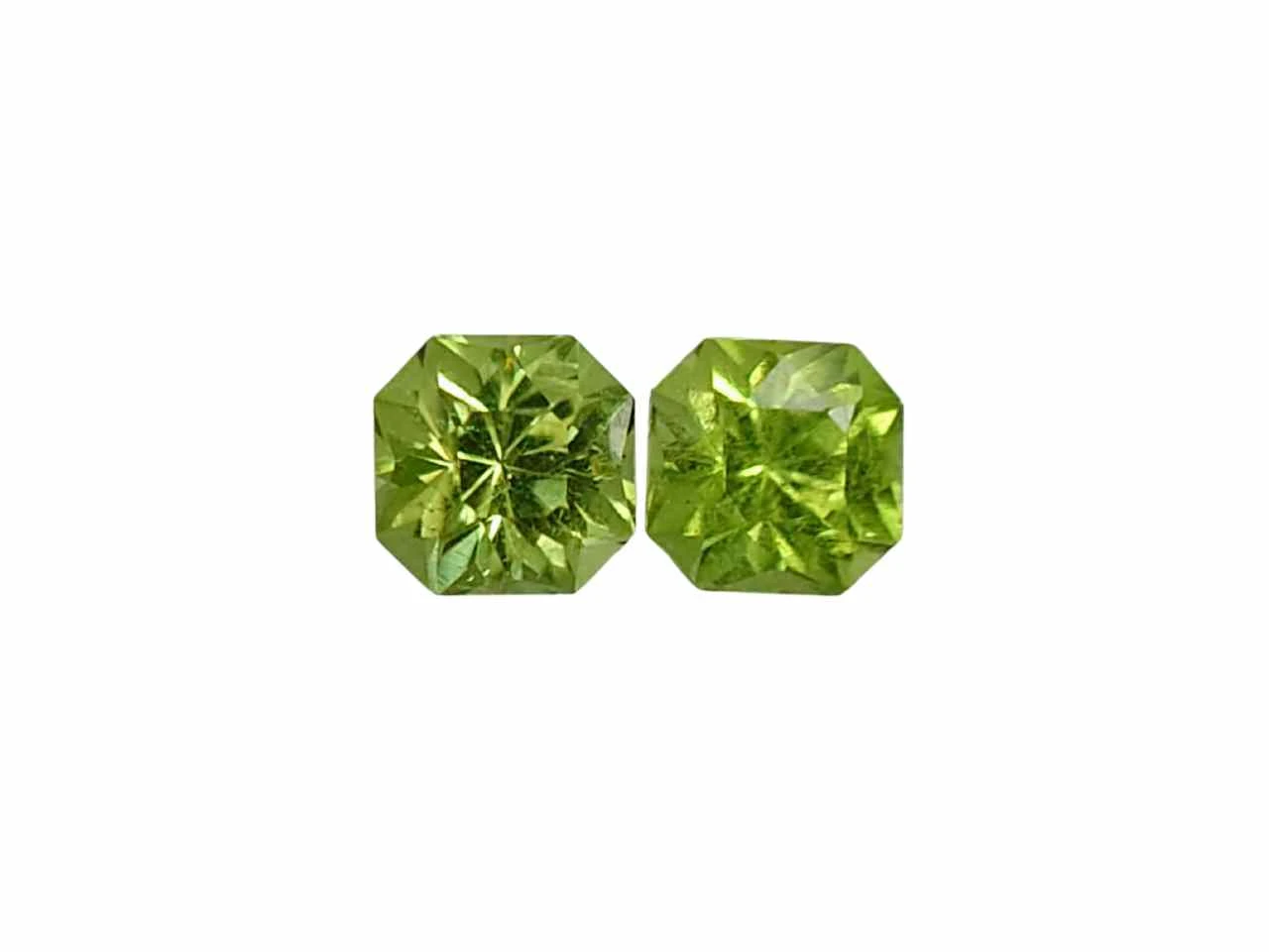 1.25ct Natural Peridot Pair from Pakistan — view 1